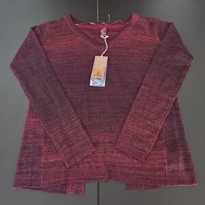 Prana Women's Sunwashed Red Julien Sweater - Size S
